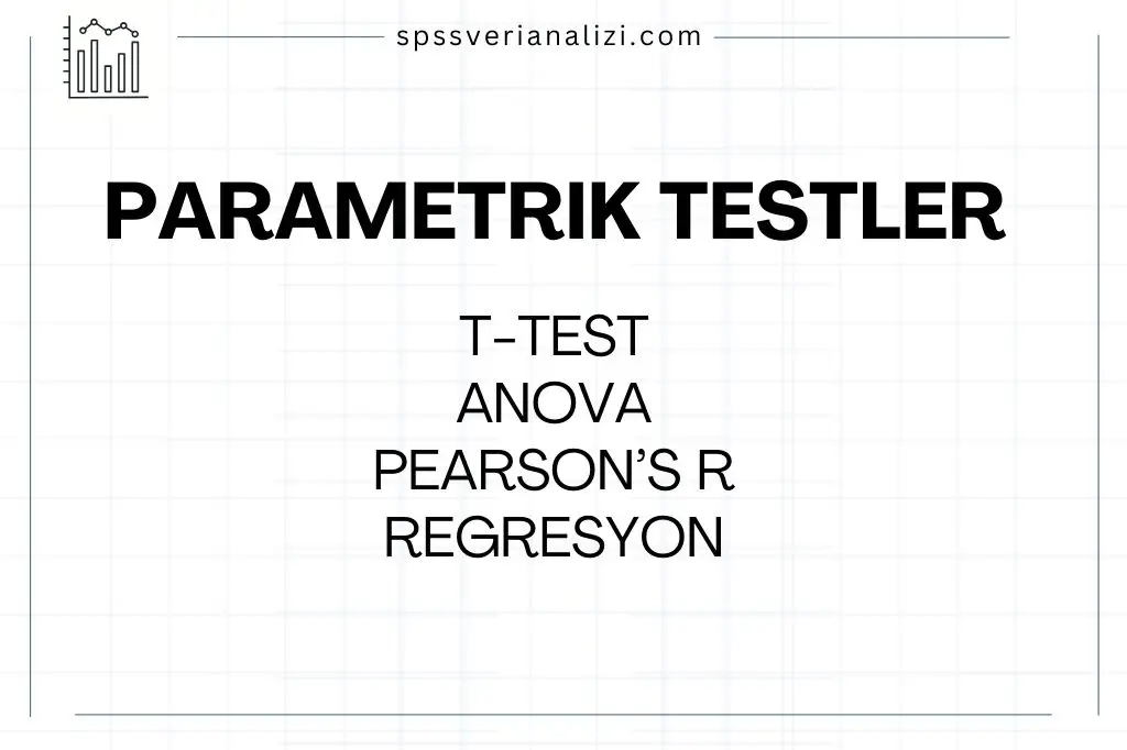 Parametrik test örnekleri.