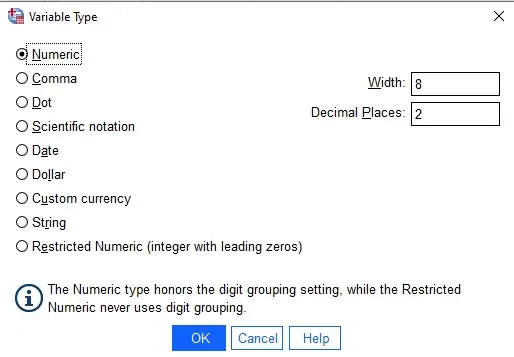 SPSS'te değişkenler nasıl tanımlanır? String, numeric değişkenler nedir?